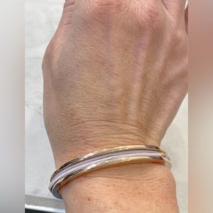Rose gold ponytail holder bracelet
